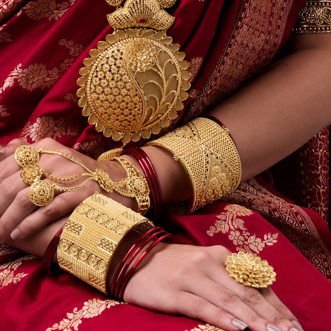 Gold Bangles Bengali Wedding Bangles Bengali Bride Bengali Pola